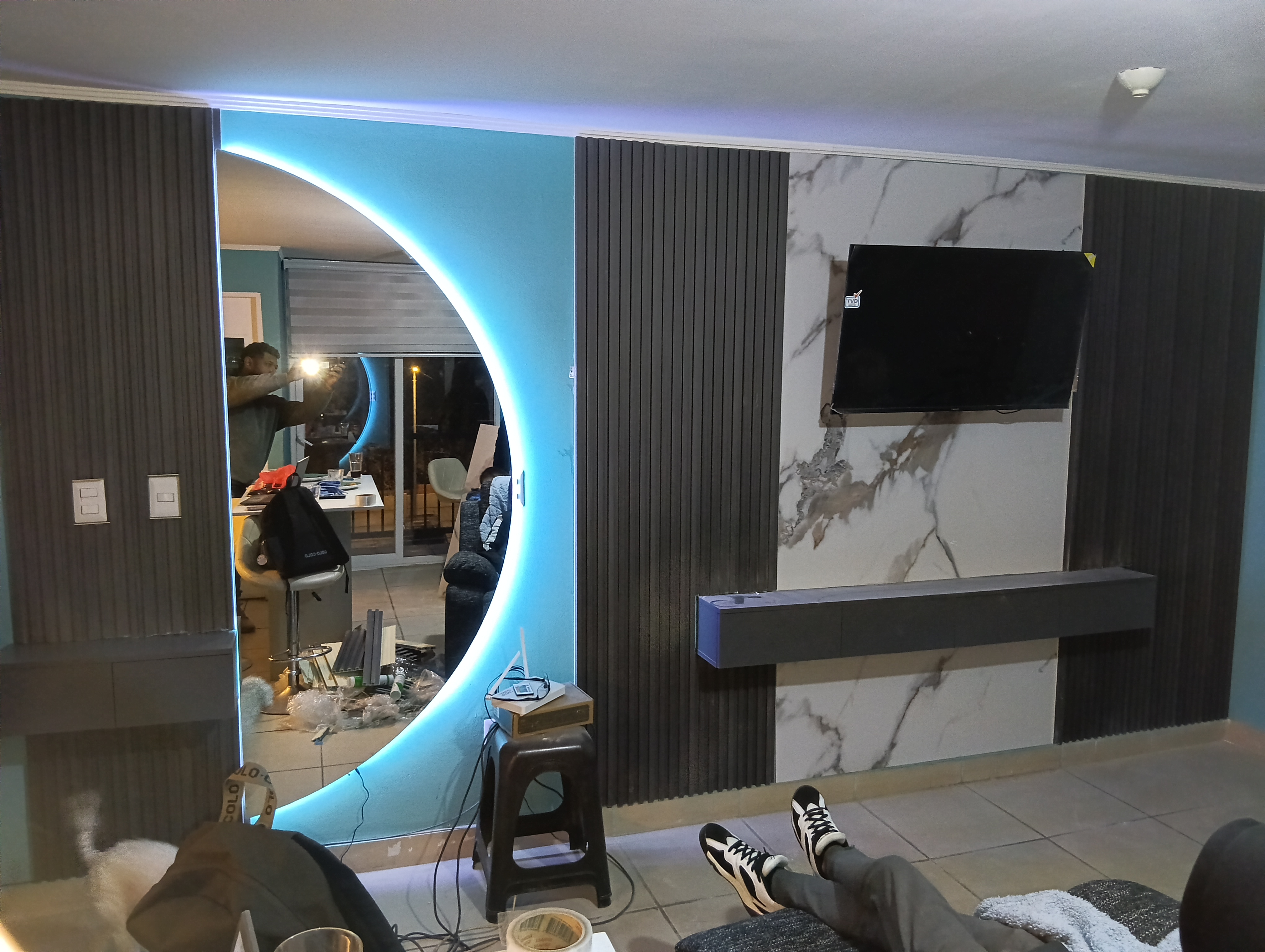 Instalación de wall panel y PVC
